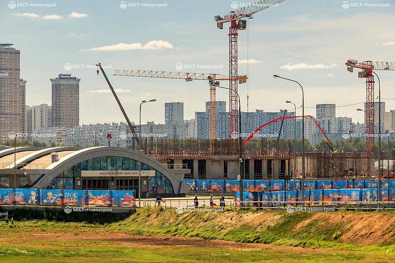 ЖК «Город на реке Тушино 2018» / Ход строительства / Квартал 3 Монолитные конструкции выше уровня грунта