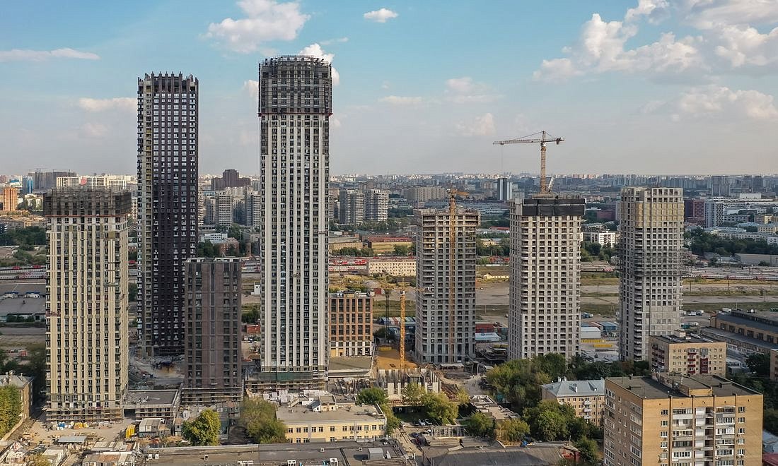 ЖК Павелецкая Сити | Ход строительства | Август 2022