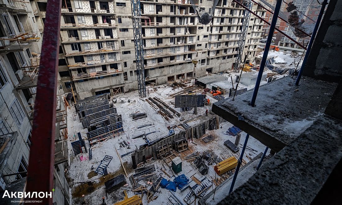 ЖК Аквилон Park / Ход строительства / Февраль 2021