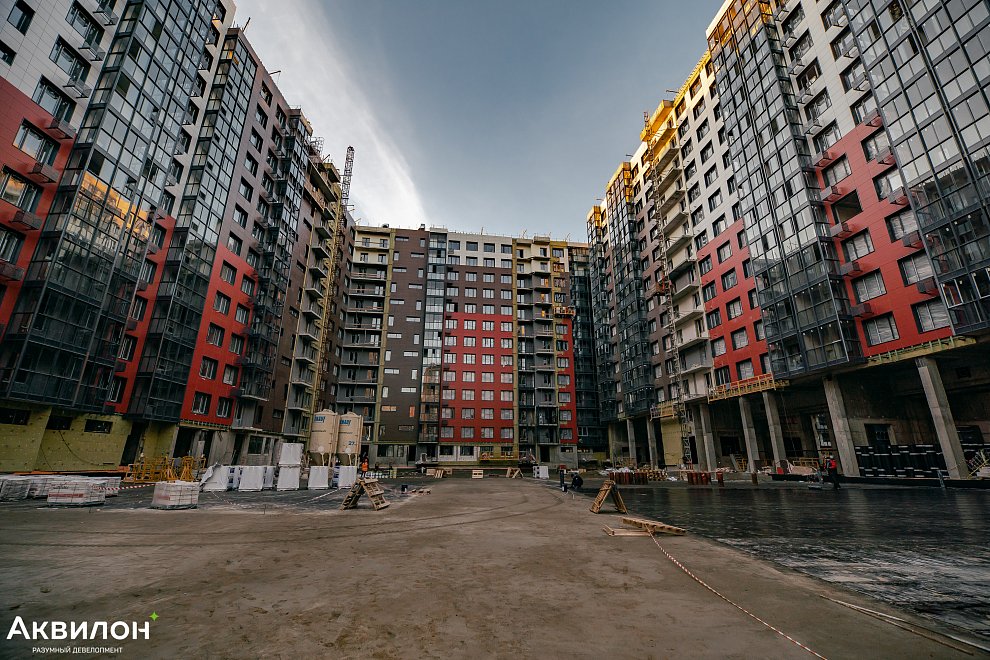 ЖК Аквилон Park / Ход строительства / Октябрь 2021