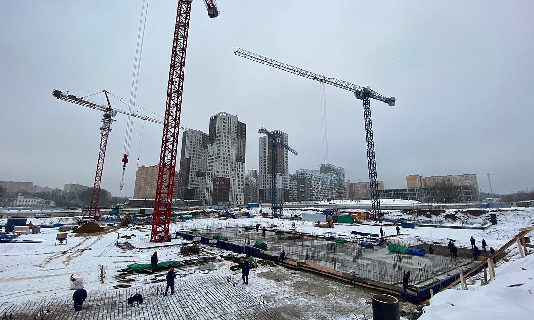 ЖК Аквилон Park / Ход строительства / Январь 2020