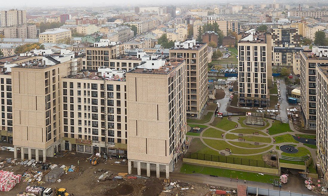ЖК Ligovsky City | Ход строительства | Октябрь 2020