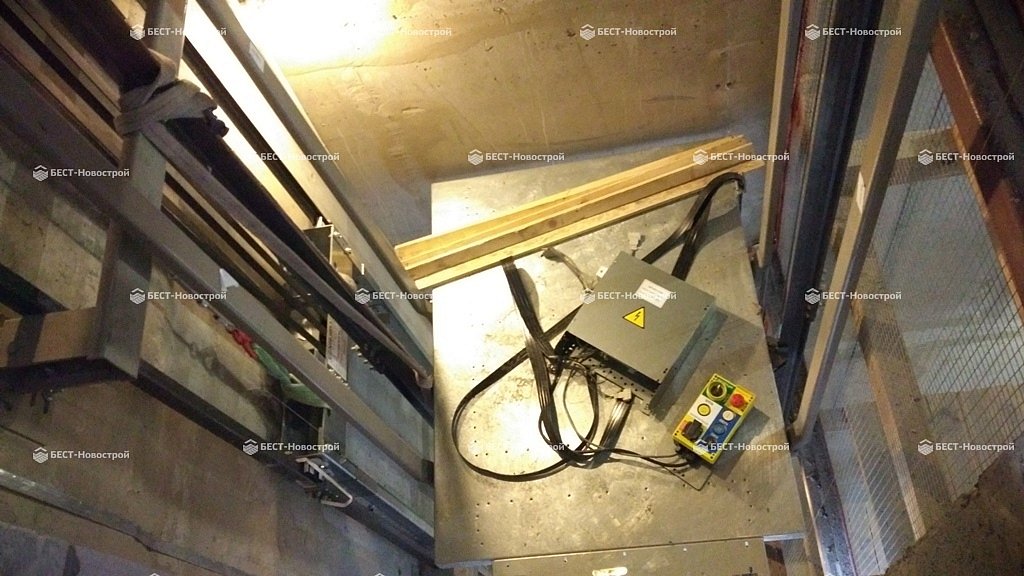 Квартал 1, монтаж лифтового оборудования