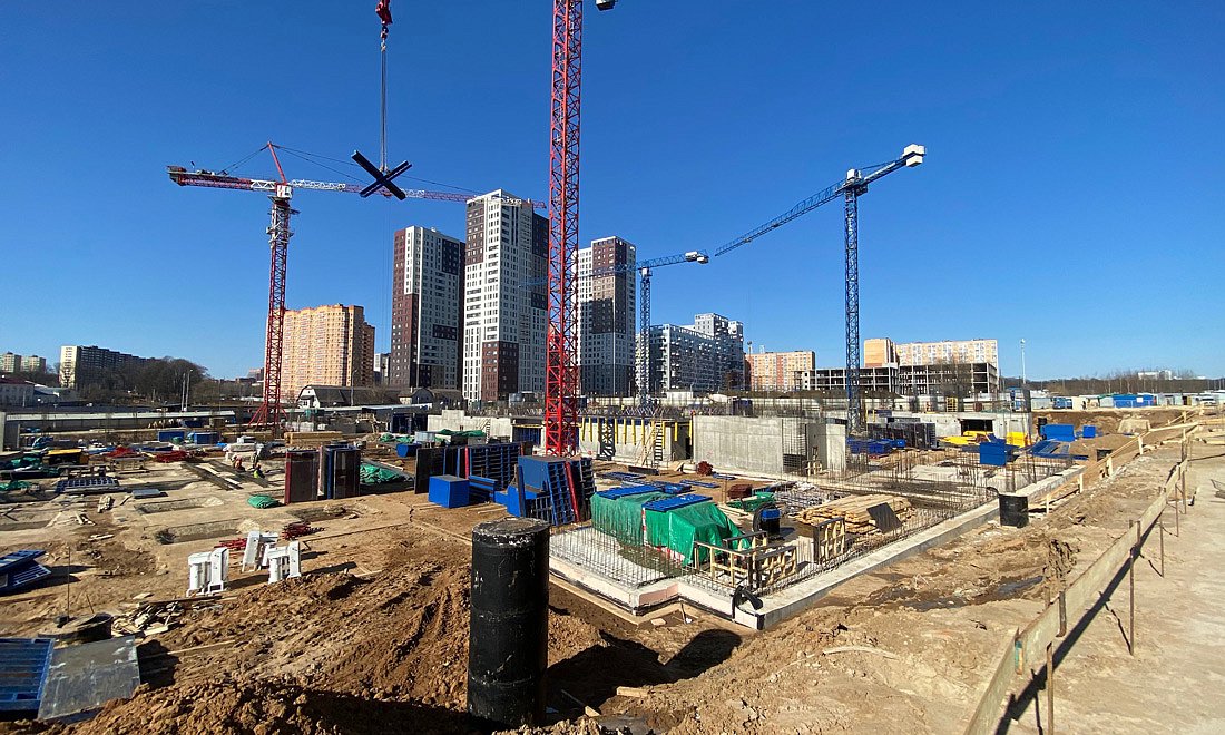 ЖК Аквилон Park / Ход строительства / Март 2020