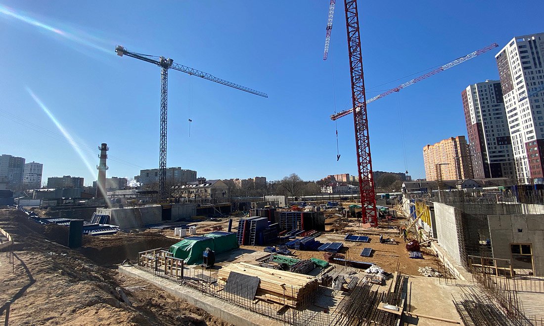ЖК Аквилон Park / Ход строительства / Март 2020