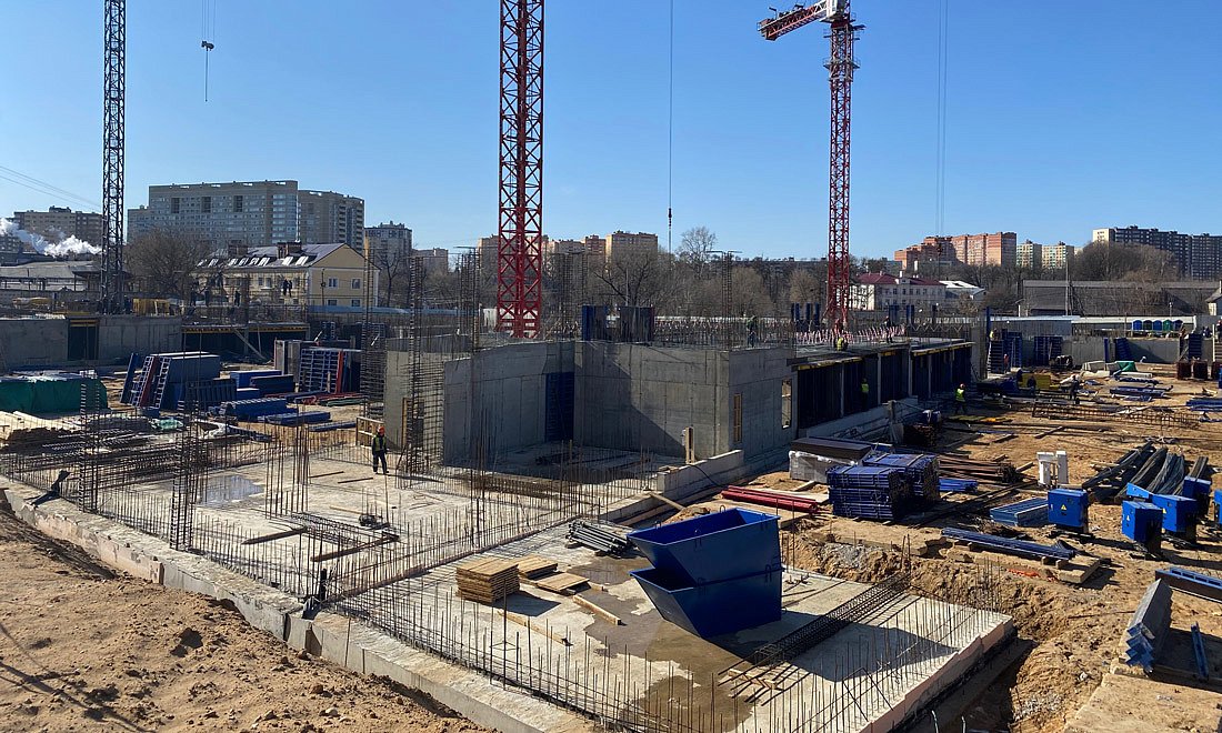 ЖК Аквилон Park / Ход строительства / Март 2020