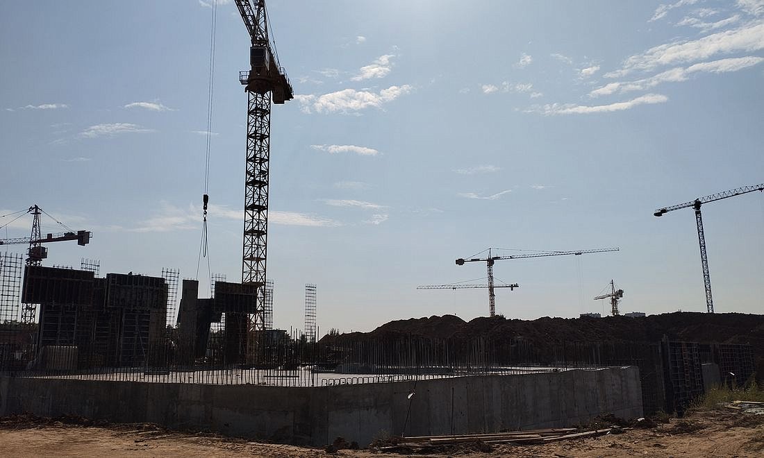 ЖК Riga Hills | Корпус 1 | Ход строительства | Август 2024