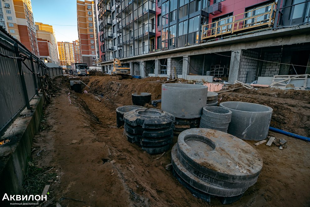 ЖК Аквилон Park / Ход строительства / Октябрь 2021
