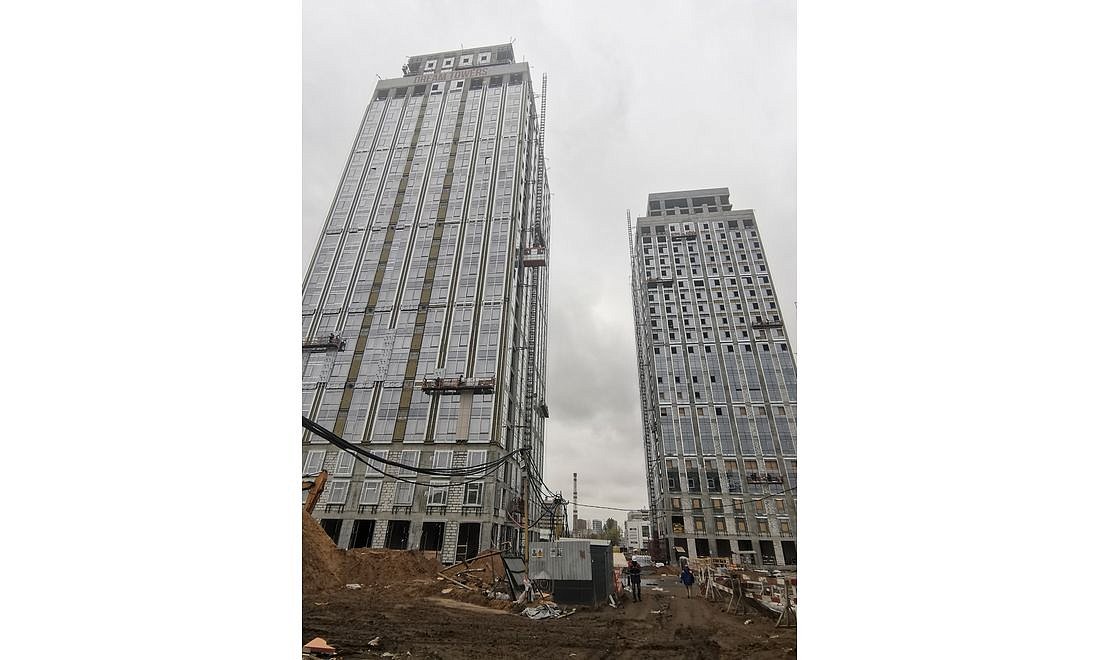 ЖК Dream Towers | Ход строительства | Ноябрь 2022