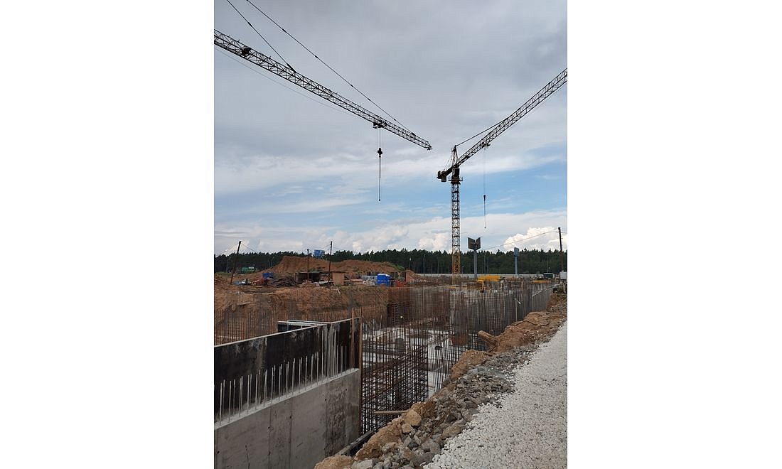ЖК Riga Hills | Корпус 1 | Ход строительства | Август 2024