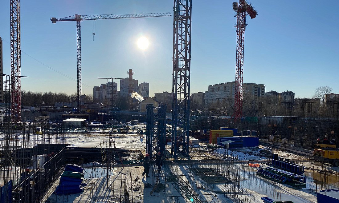 ЖК Аквилон Park / Ход строительства / Февраль 2020