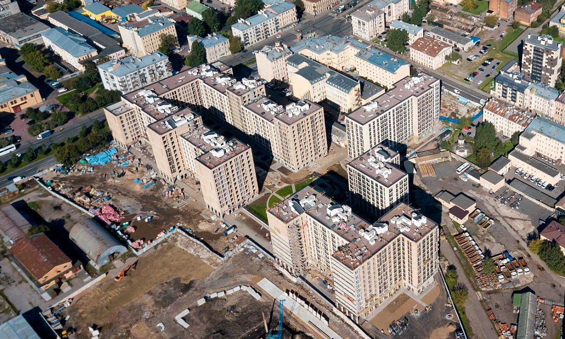 ЖК Ligovsky City | Ход строительства | Сентябрь 2020