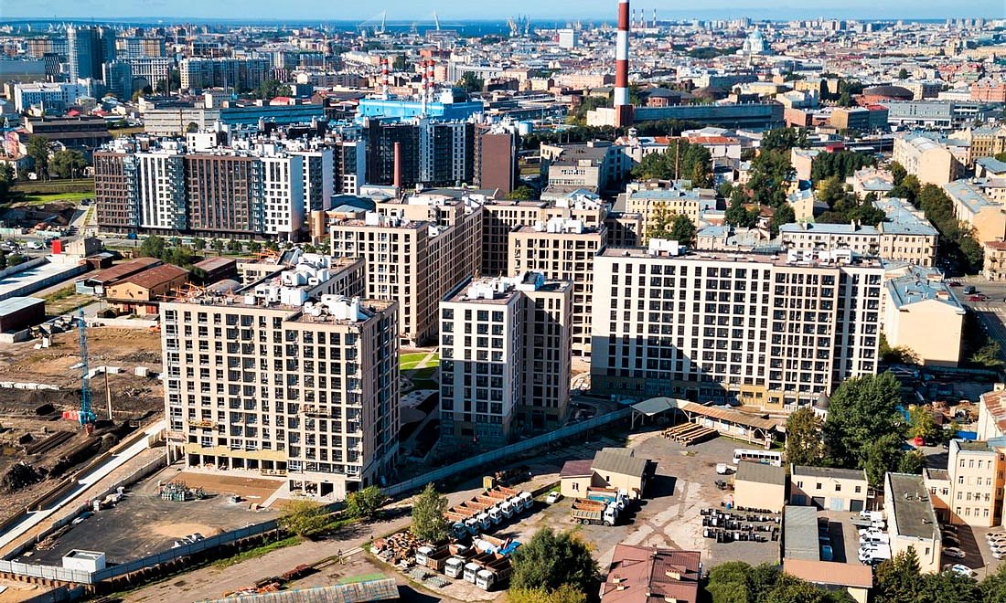 ЖК Ligovsky City | Ход строительства | Сентябрь 2020