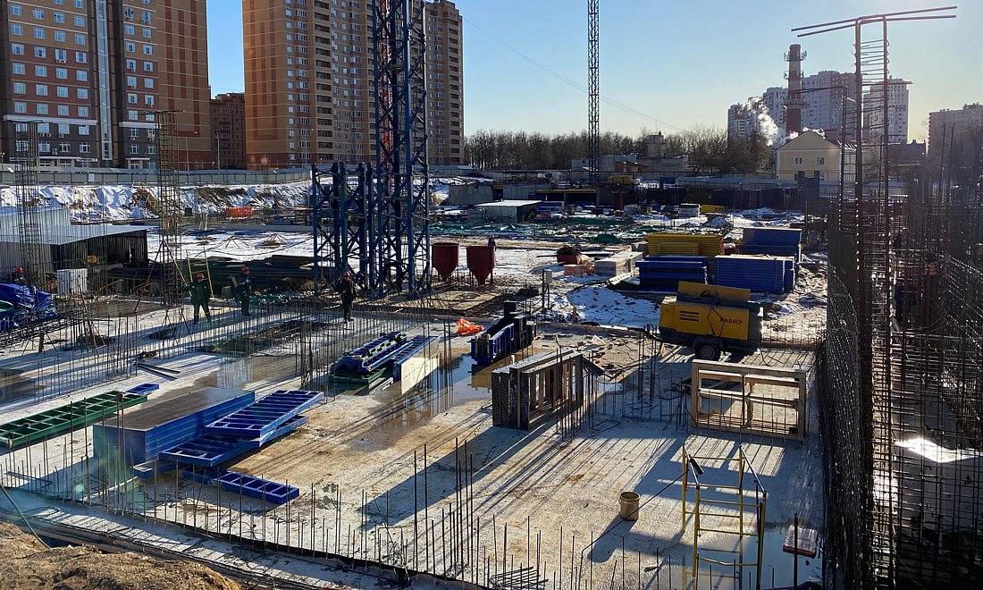 ЖК Аквилон Park / Ход строительства / Февраль 2020