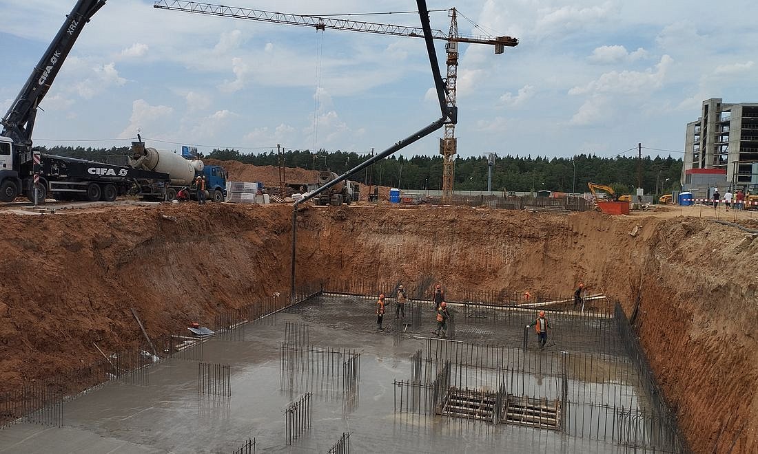 ЖК Riga Hills | Корпус 1 | Ход строительства | Июль 2024