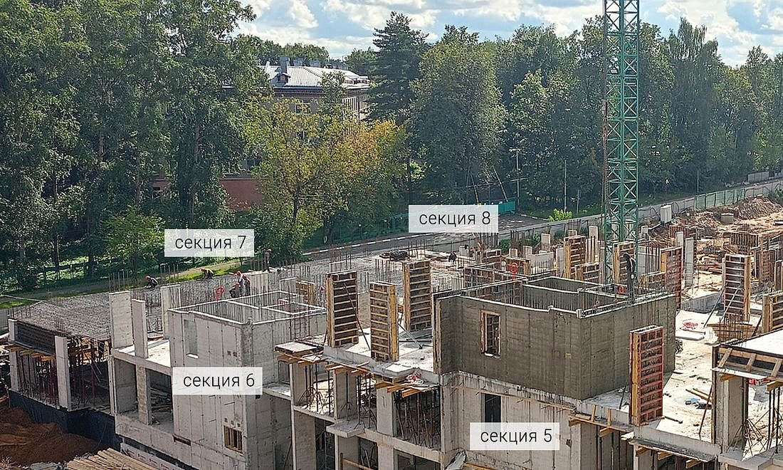 ЖК Киноквартал | Ход строительства | Август 2025