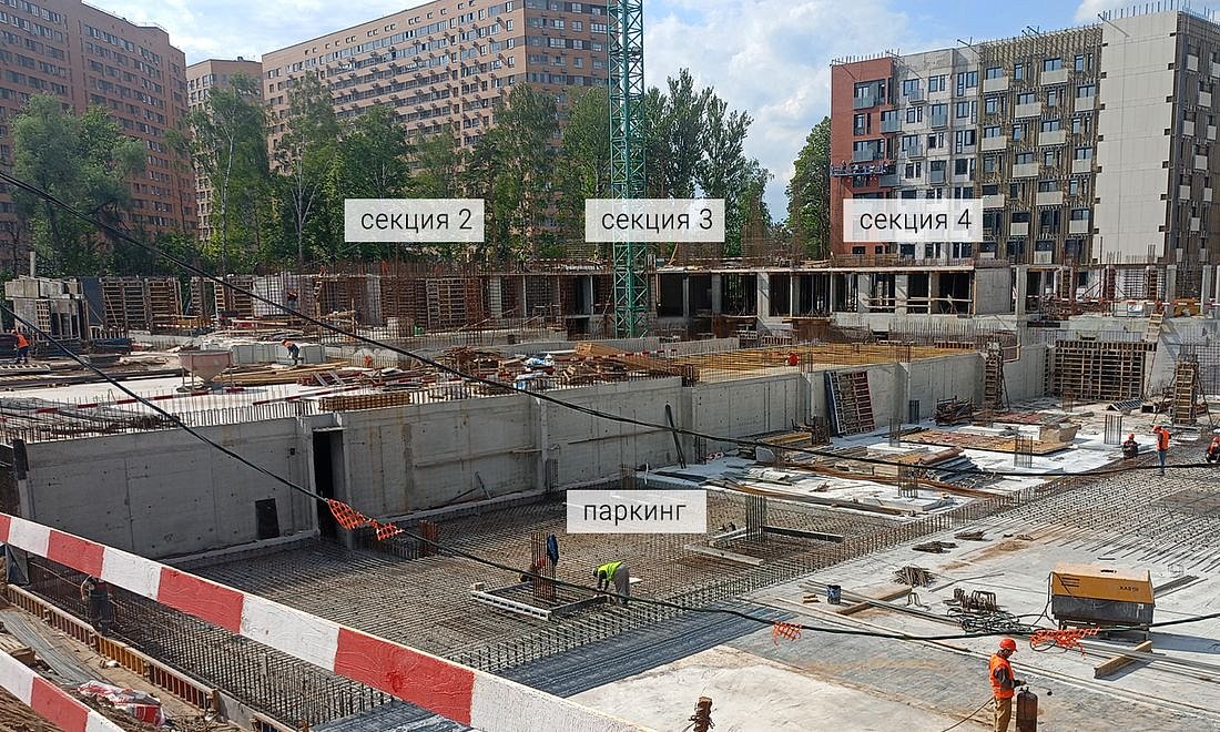 ЖК Киноквартал | Ход строительства | Июнь 2025