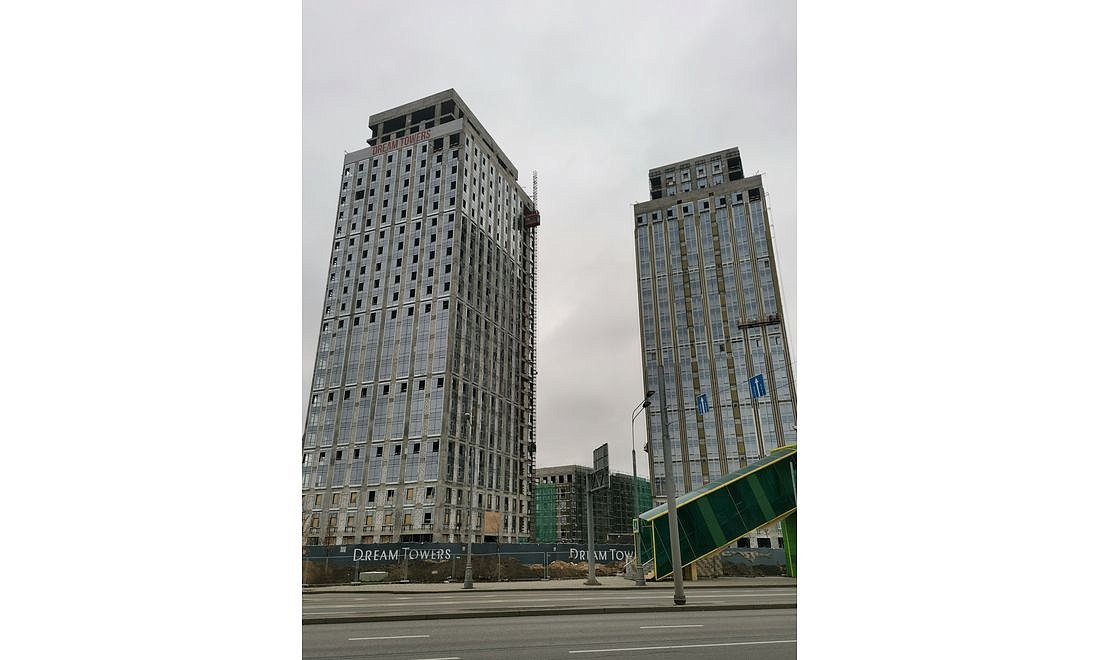 ЖК Dream Towers | Ход строительства | Ноябрь 2022
