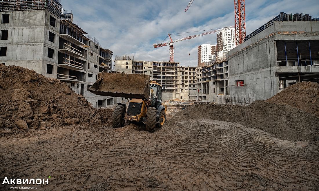 ЖК Аквилон Park / Ход строительства / Октябрь 2020