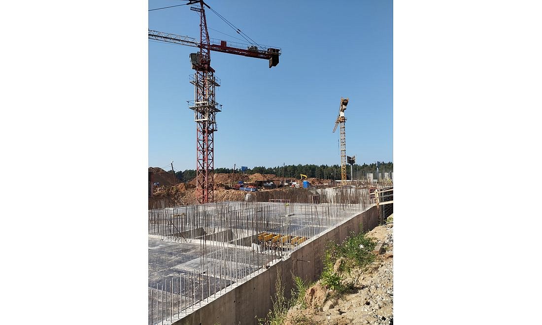 ЖК Riga Hills | Корпус 1 | Ход строительства | Август 2024