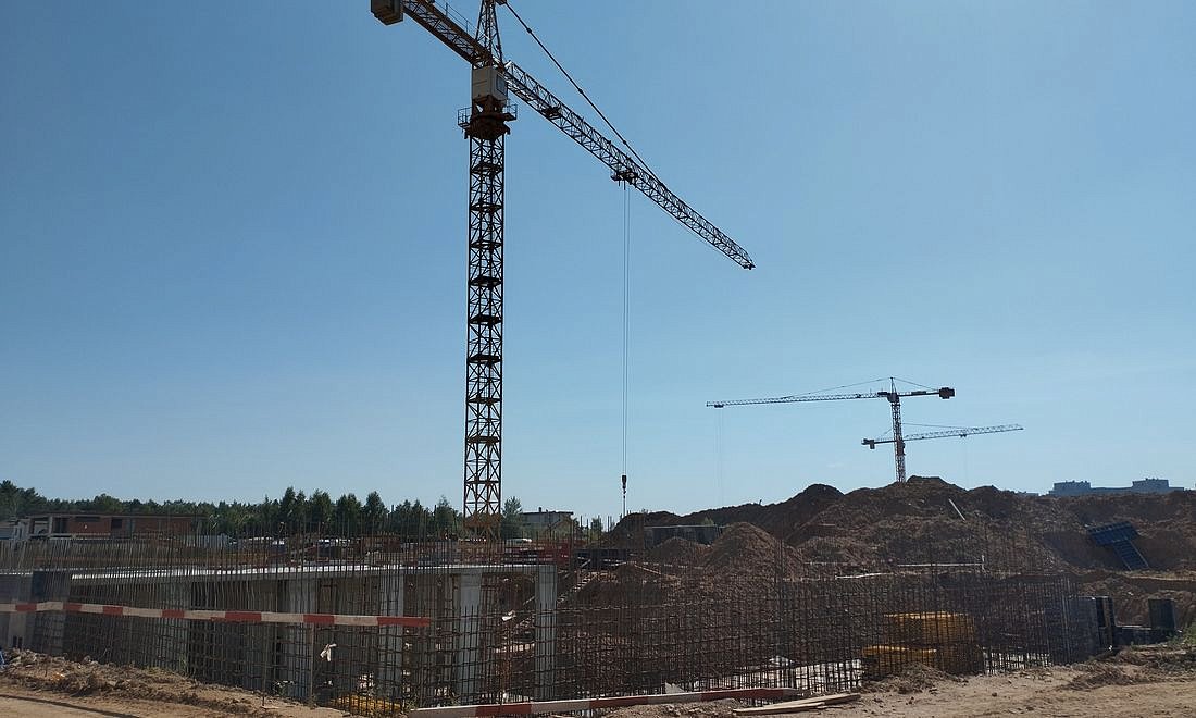 ЖК Riga Hills | Корпус 1 | Ход строительства | Июль 2024
