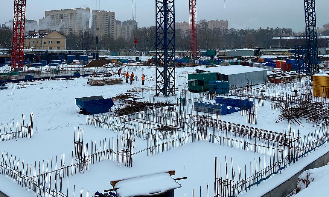 ЖК Аквилон Park / Ход строительства / Январь 2020