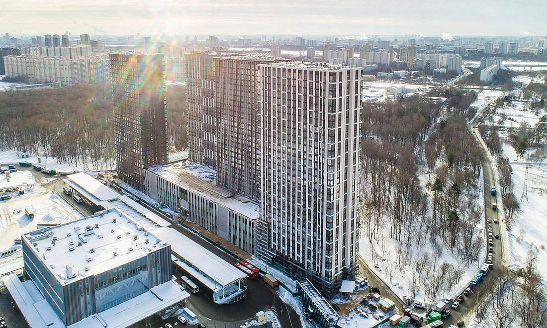 ЖК Discovery Park («Дискавери Парк») / Ход строительства / Март 2021