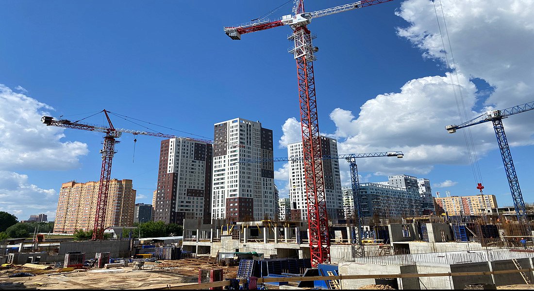 ЖК Аквилон Park / Ход строительства / Июнь 2020