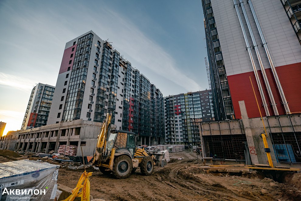ЖК Аквилон Park / Ход строительства / Октябрь 2021