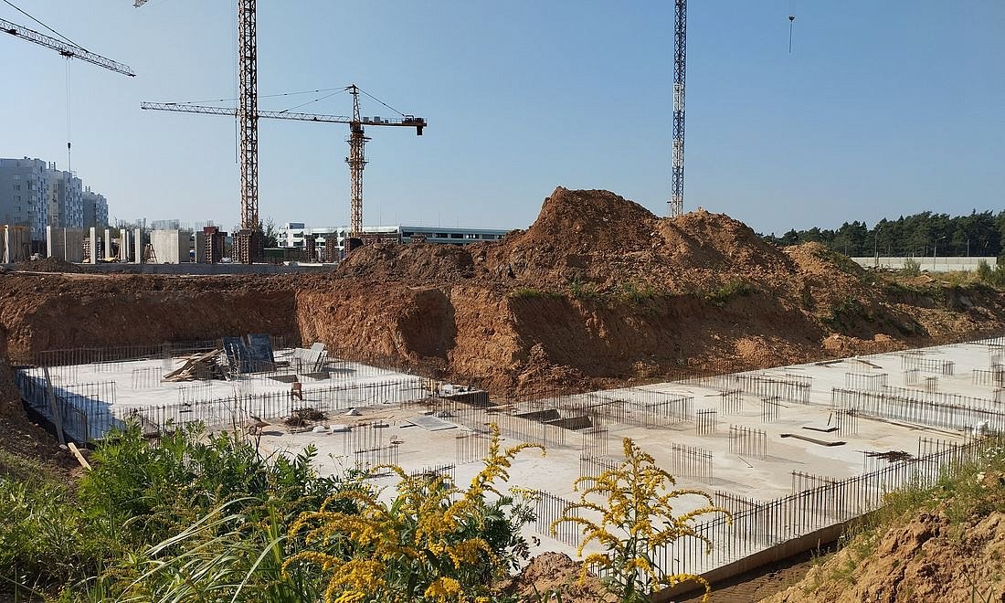 ЖК Riga Hills | Корпус 1 | Ход строительства | Август 2024