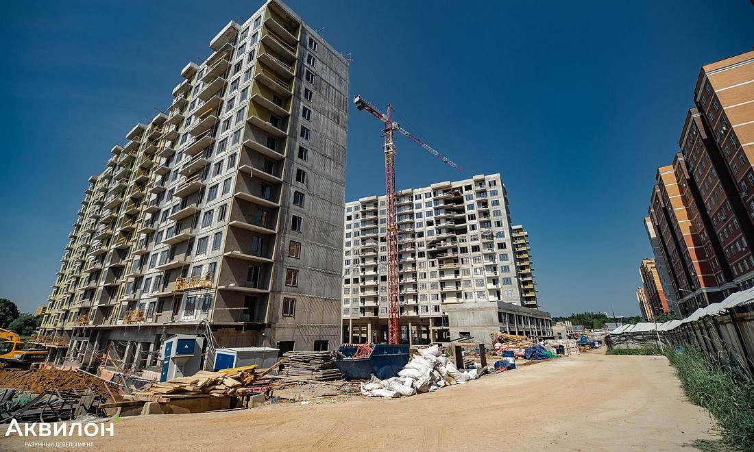 ЖК Аквилон Park / Ход строительства / Июнь 2021