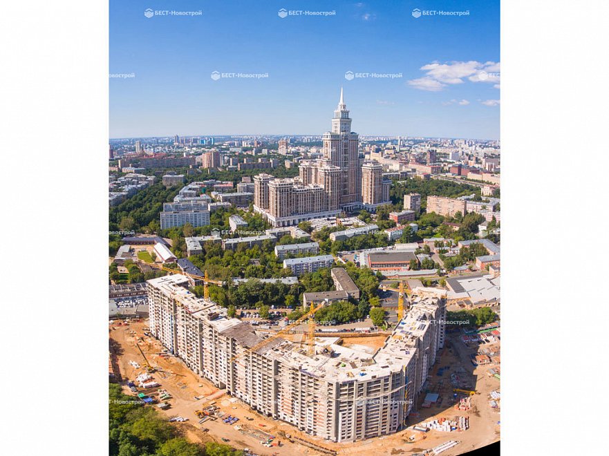 ЖК «Прайм Тайм» / Ход строительства, август 2017