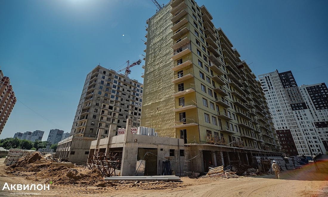 ЖК Аквилон Park / Ход строительства / Июнь 2021