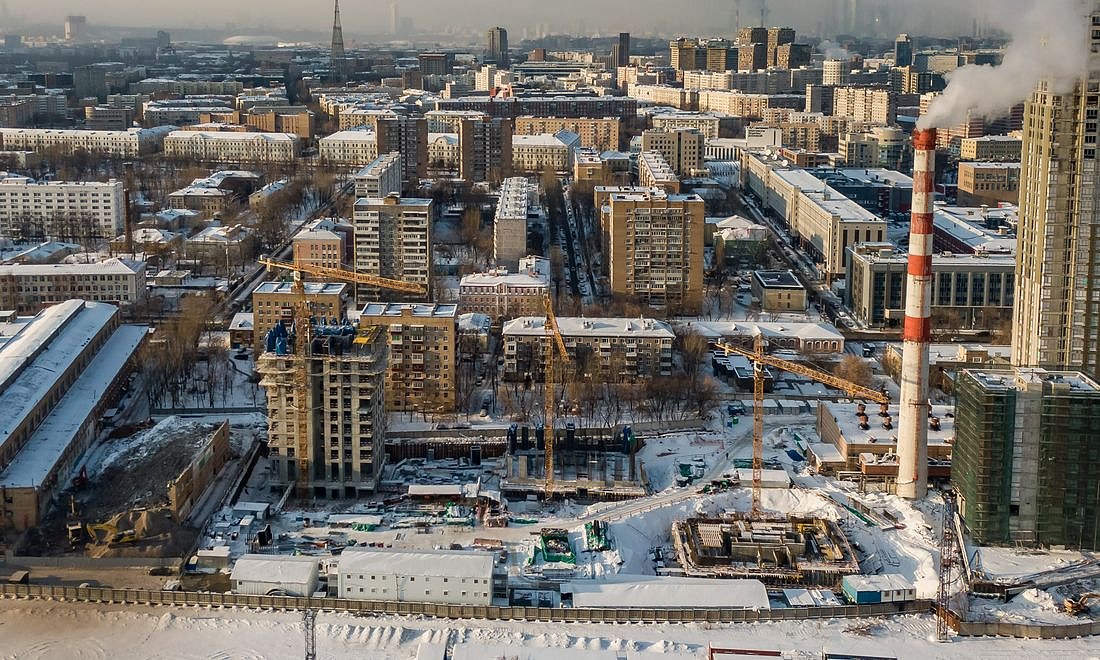 ЖК Павелецкая Сити / Ход строительства / Декабрь 2021