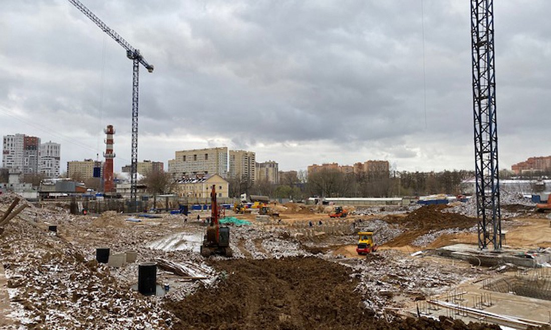ЖК Аквилон Park / Ход строительства / Октябрь 2019