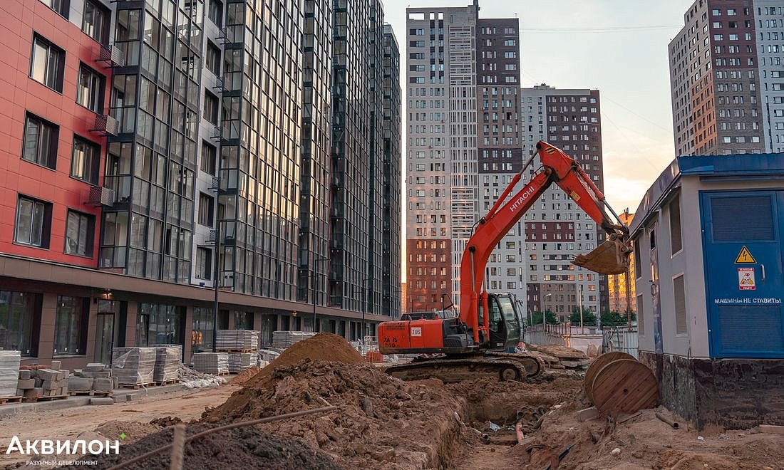 ЖК Аквилон Park / Ход строительства / Июль 2022